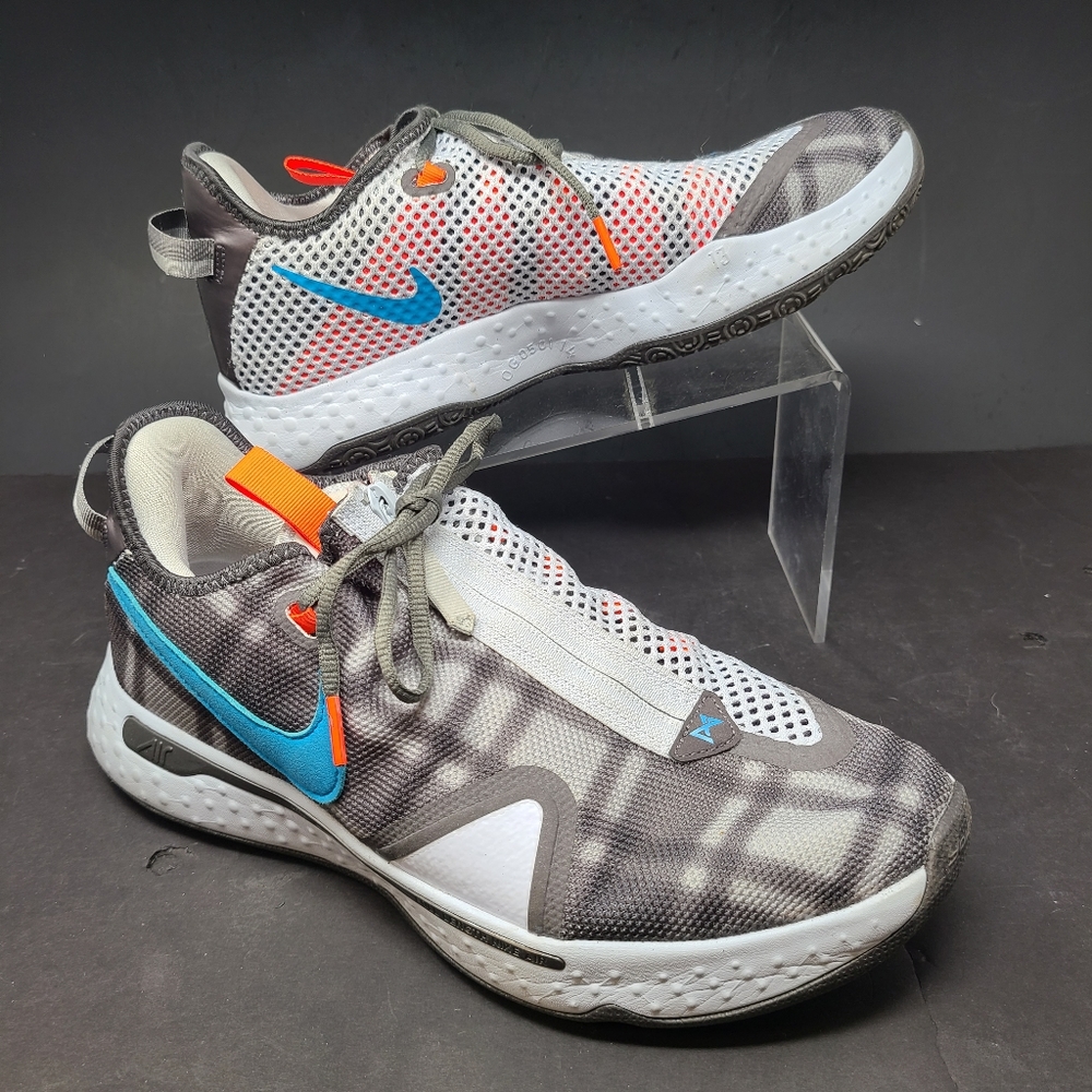 Nike Air PG 4 IV Paul George Shoes Plaid LA Clippers CD5079-002 Men’s Size 11.5